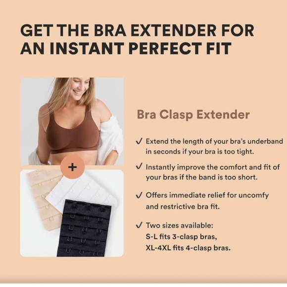 TrueKind-Daily Comfort Wirefree SHAPER BRA (Beige/Cream)-2X - Picture 7 of 8